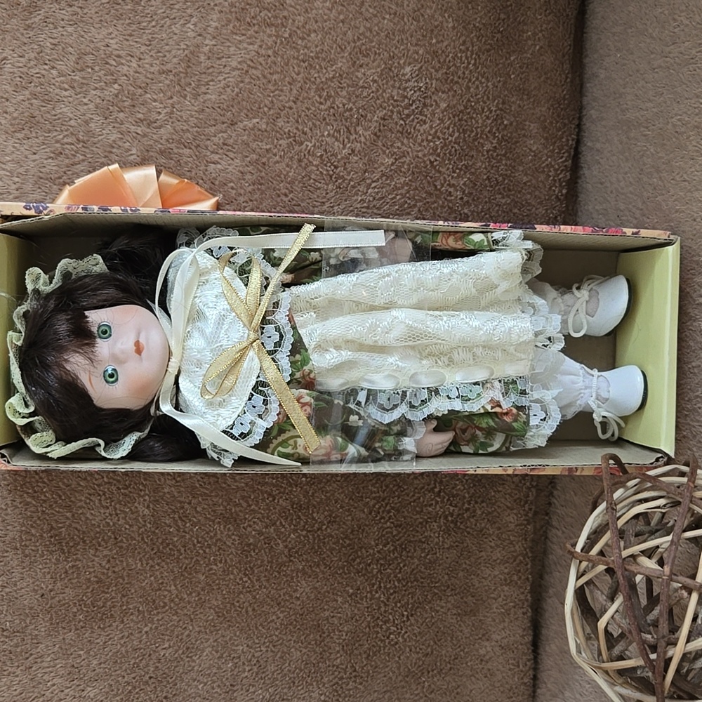 Signature Collection Porcelain Doll Handcrafted - Picture 2 of 8